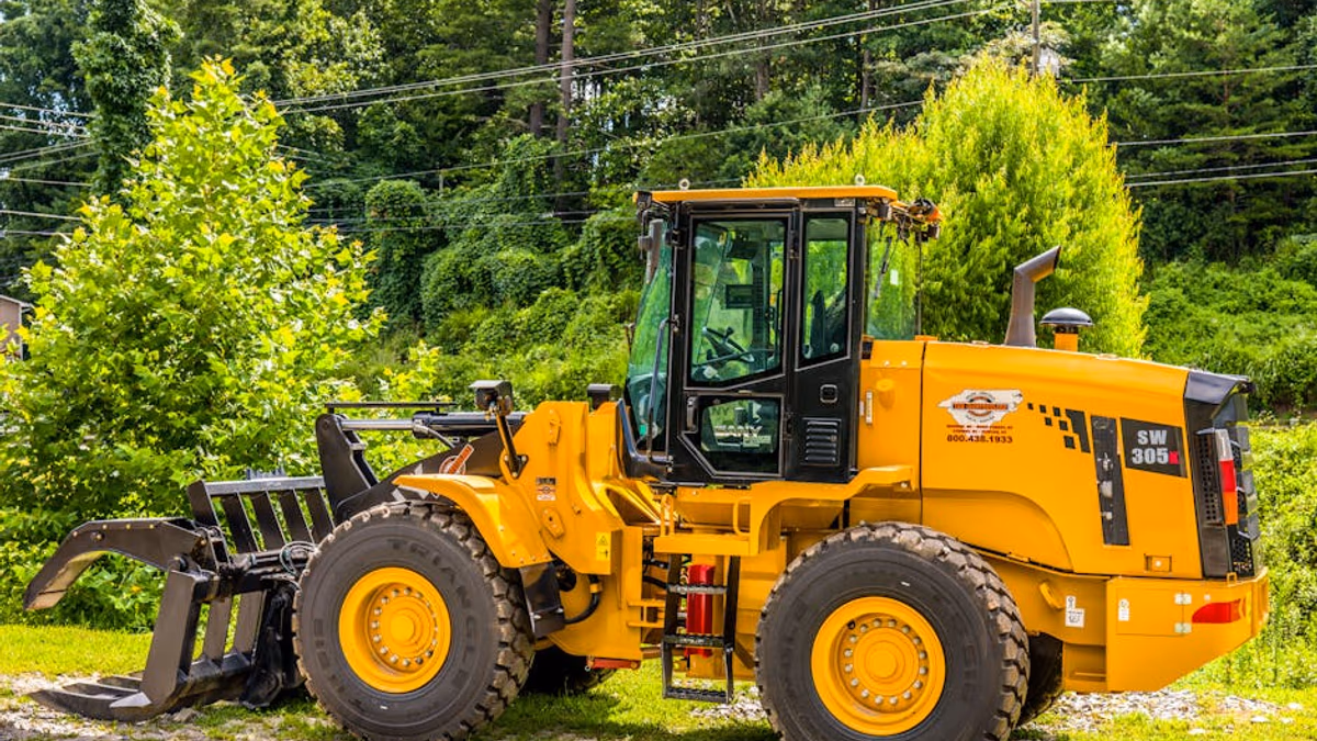 Commercial grounds maintenance fleet of garden machinery