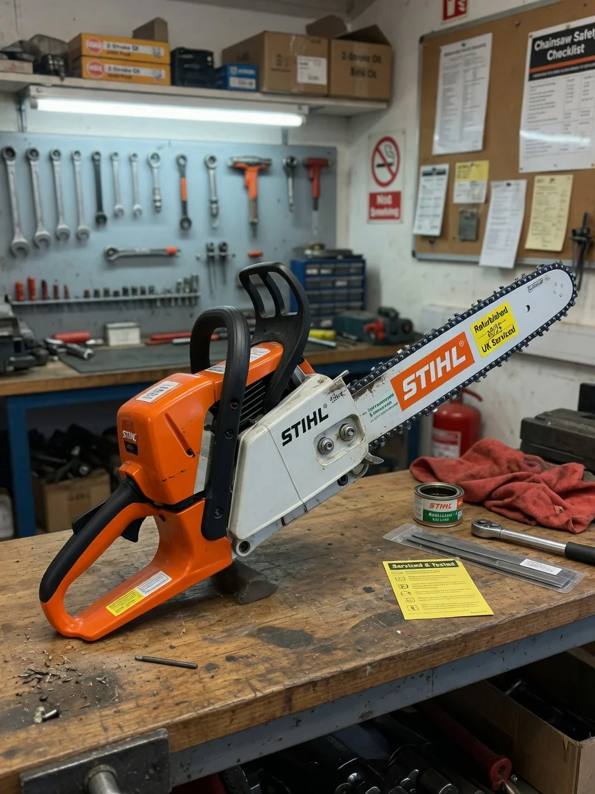 Stihl mower and garden machinery repair in Stockport